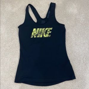 Nike pro black tank